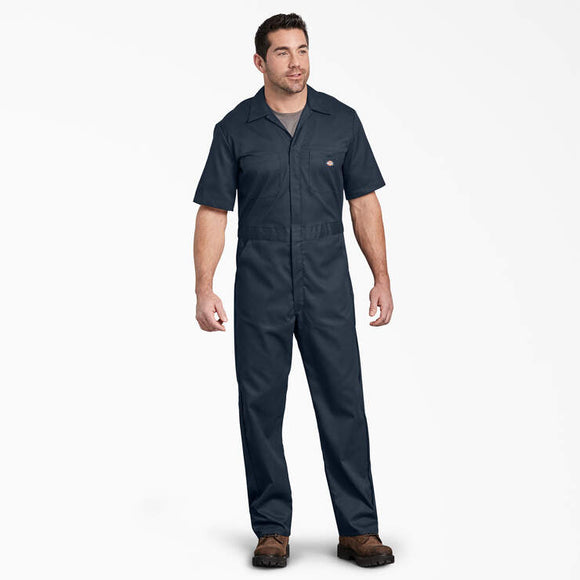 Dickies FLEX Short Sleeve Coveralls (Dark Navy)