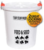 Tuff Stuff Seed And Feed Drum Bucket With Lid (17 G)