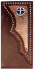 3-D Belt Rodeo Wallet W/Road and Cross Concho