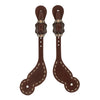 Weaver Buckstitch Spur Straps Oiled Hermann Oak® Dusk Collection