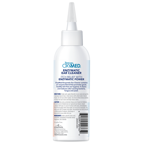 TropiClean OxyMed Enzymatic Ear Cleaner for Pets