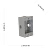 Bell 1-Gang Weatherproof Box, Five 1/2 in. Threaded Outlets, Gray