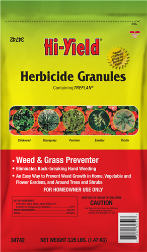 Hi-Yield HERBICIDE GRANULES WEED AND GRASS PREVENTER