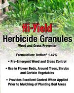 Hi-Yield HERBICIDE GRANULES WEED AND GRASS PREVENTER