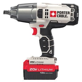 20-Volt Impact Wrench, 1/2-In., Lithium-Ion Battery