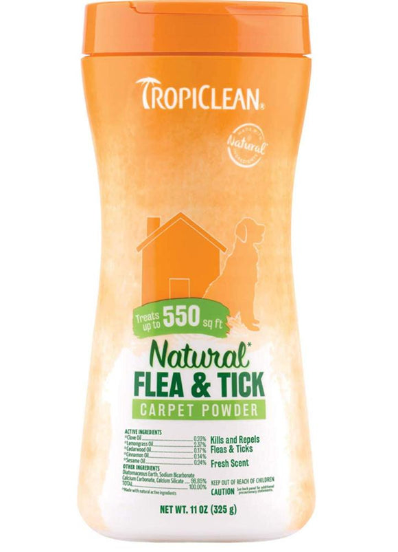 Tropiclean Flea and Tick Carpet & Pet Powder