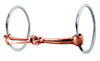 Weaver Professional Ring Snaffle Bit, 5 Copper Mouth