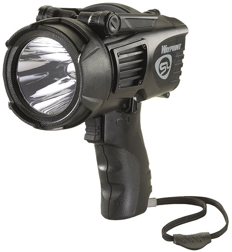 Streamlight 44902 WayPoint Spotlight 550/40 Lumens LED Polycarbonate Black C Alkaline/12V DC