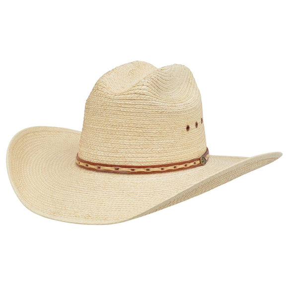 M&F Western MEN'S PALM HAT WITH RANCHER CROWN