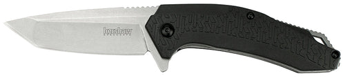 Kershaw 3840 FreeFall  3.25 American Tanto Plain Stonewashed 8Cr13MoV SS FRN Black K Texture Handle Folding