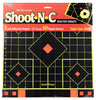 Birchwood Casey 34207 Shoot-N-C Sight-In Self-Adhesive Paper 12 5-Diamond Black Target Paper w/Black Target & Red/Yellow Accents 5 Per Pack