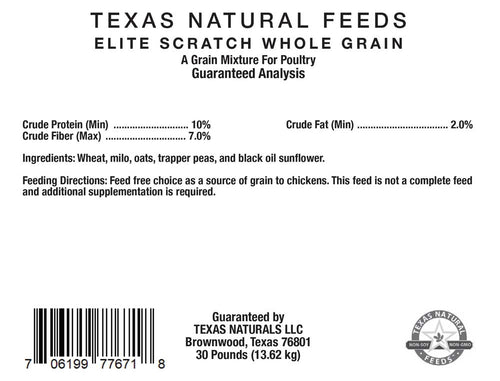 Texas Natural Feeds Elite Scratch