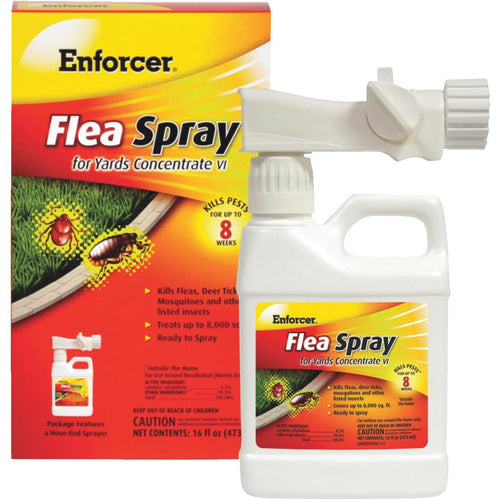 Enforcer 16 Oz. Ready To Spray Hose End Tick Flea Killer Yard Spray