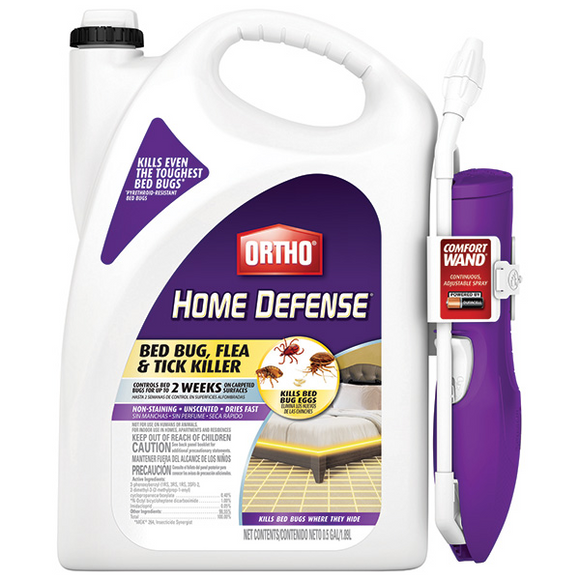 ORTHO HOME DEFENSE MAX DUAL-ACTION BED BUG, FLEA & TICK KILLER READY-TO-USE WAND 1/2 GAL